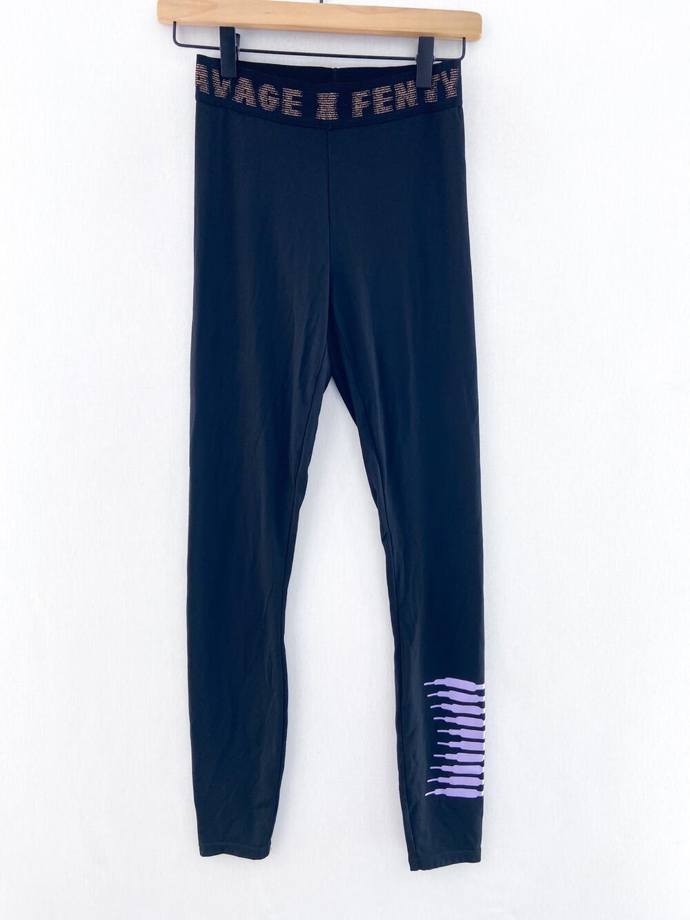 Savage x Fenty Women's Black Leggings XS